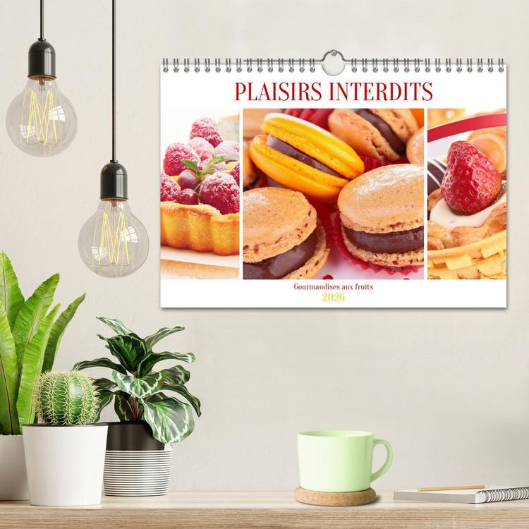 Produktbild: Plaisirs interdits (Calendrier mural 2026 DIN A4 vertical), CALVENDO calendrier mensuel
