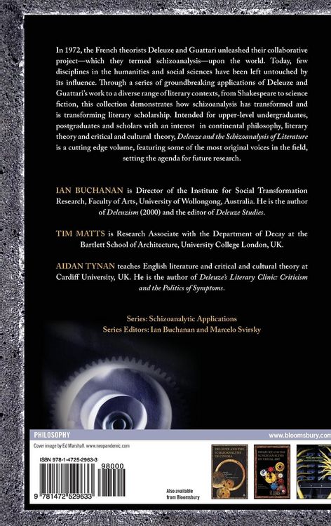 Produktbild: Deleuze and the Schizoanalysis of Literature