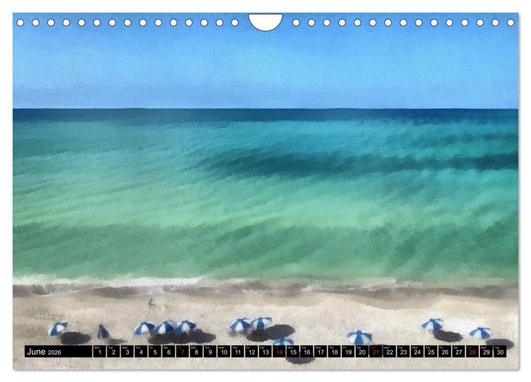 Produktbild: Beautiful Beaches Of Naples (Wall Calendar 2026 DIN A4 landscape), CALVENDO 12 Month Wall Calendar