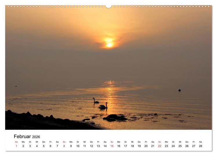 Produktbild: Ostseek&uuml;ste 2026 (Wandkalender 2026 DIN A2 quer), CALVENDO Monatskalender