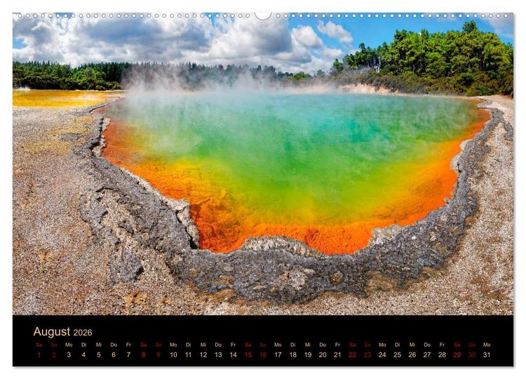 Produktbild: S&uuml;dseetraum Neuseeland (hochwertiger Premium Wandkalender 2026 DIN A2 quer), Kunstdruck in Hochglanz