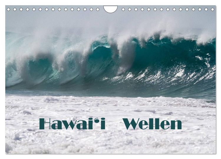 Produktbild: Hawai'i Wellen (Wandkalender 2026 DIN A4 quer), CALVENDO Monatskalender