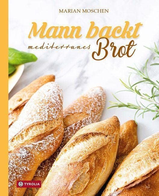 Produktbild: Mann backt mediterranes Brot