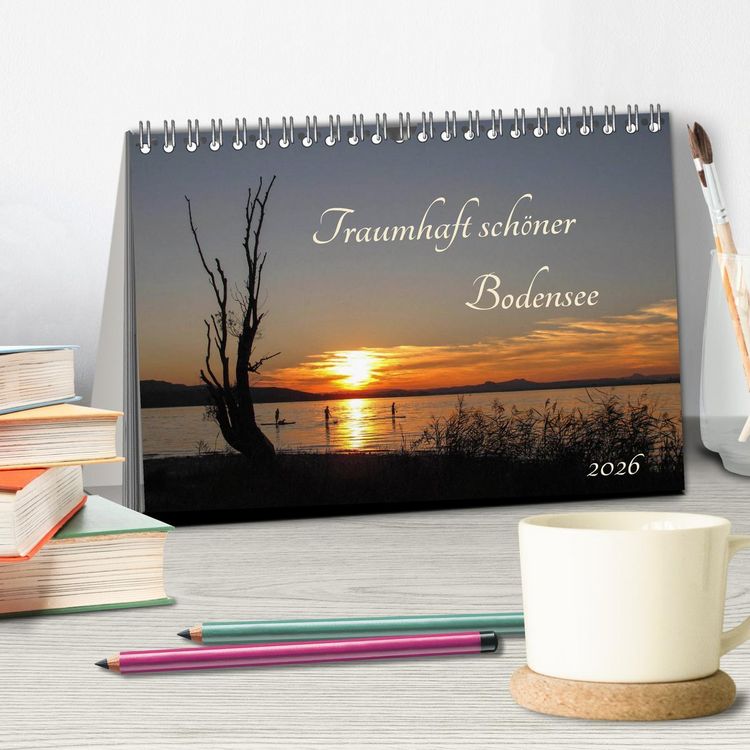 Produktbild: Traumhaft sch&ouml;ner Bodensee (Tischkalender 2026 DIN A5 quer), CALVENDO Monatskalender