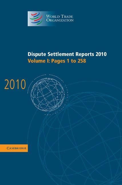 Produktbild: Dispute Settlement Reports 2010