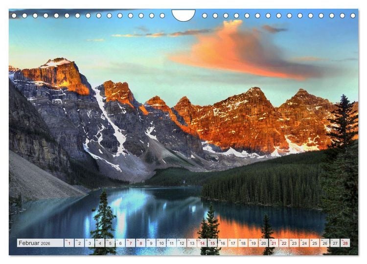 Produktbild: Berge - Die sch&ouml;nsten Gipfel der Welt (Wandkalender 2026 DIN A4 quer), CALVENDO Monatskalender