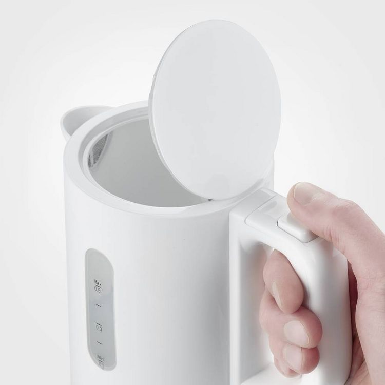 Produktbild: Severin WK 3462 Wasserkocher schnurlos, &Uuml;berhitzungsschutz, BPA-frei Wei&szlig; Fassungsverm&ouml;gen: 0.5 l