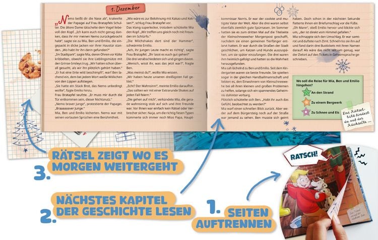 Produktbild: Der mysteri&ouml;se Weihnachtsdieb - Ein Escape-Adventskalender f&uuml;r Kids