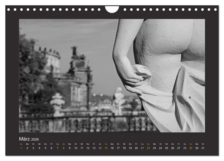 Produktbild: Dresdens stille Gesten (Wandkalender 2026 DIN A4 quer), CALVENDO Monatskalender
