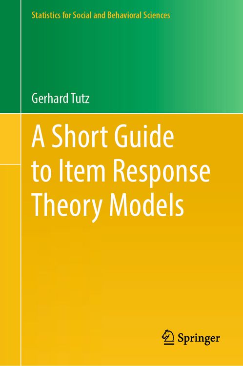 Produktbild: A Short Guide to Item Response Theory Models
