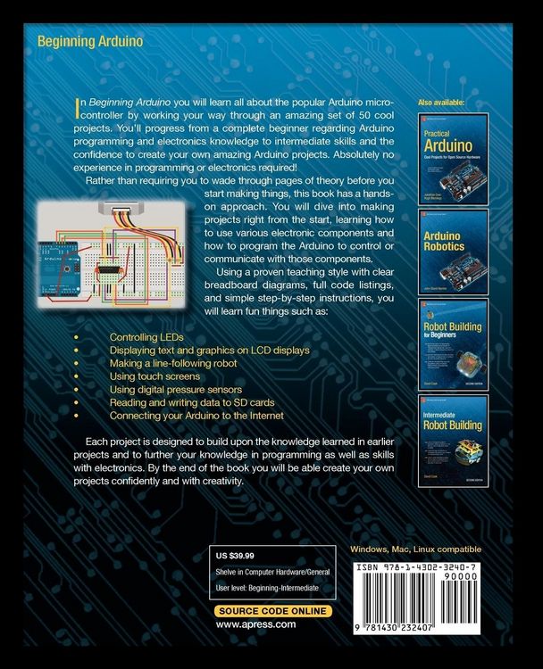 Produktbild: Beginning Arduino