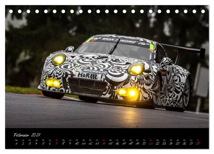 Produktbild: EMOTIONS ON THE GRID - VLN Langstreckenmeisterschaft N&uuml;rburgring (Tischkalender 2027 DIN A5 quer), CALVENDO Monatskalender