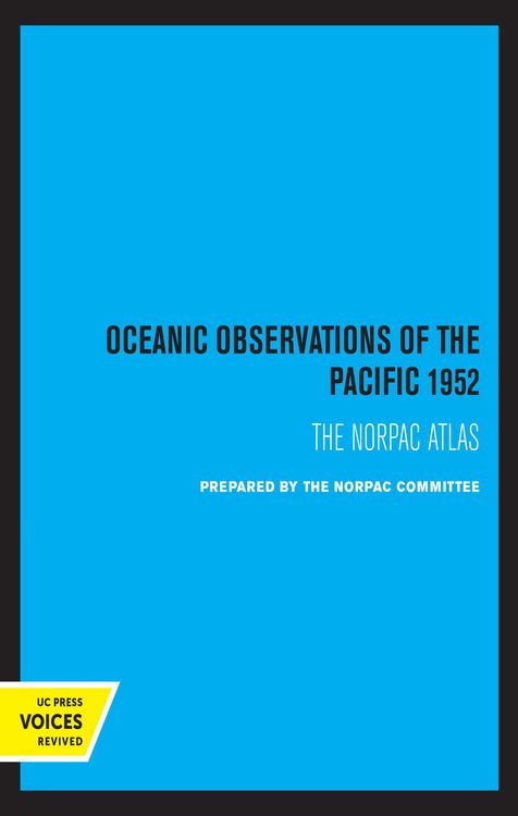 Produktbild: Oceanic Observations of the Pacific 1952
