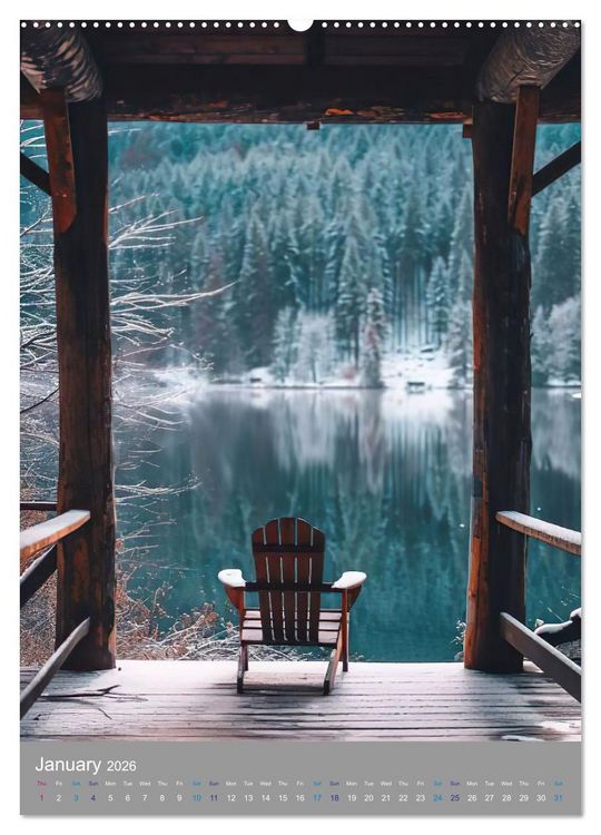 Produktbild: Chairscape (Wall Calendar 2026 DIN A2 portrait), CALVENDO 12 Month Wall Calendar