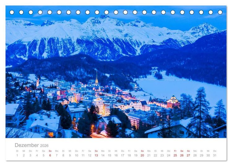 Produktbild: Reise durch die SCHWEIZ (Tischkalender 2026 DIN A5 quer), CALVENDO Monatskalender