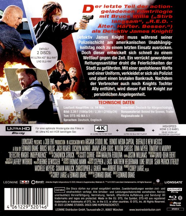 Produktbild: Detective Knight: Independence (+ Blu-ray)