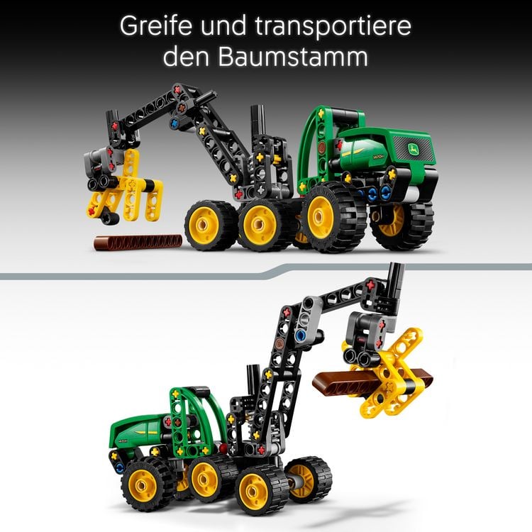 Produktbild: LEGO Technic 42218 John Deere 1470H Rad-Harvester, Kinder Spielzeug