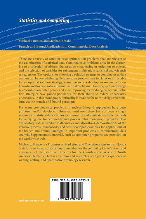 Produktbild: Branch-and-Bound Applications in Combinatorial Data Analysis