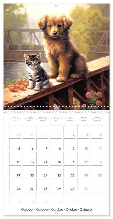 Produktbild: Instants craquants (Calendrier mural carr&eacute; 2026 30x30 cm) Calendrier double avec une page pour vos prises de notes