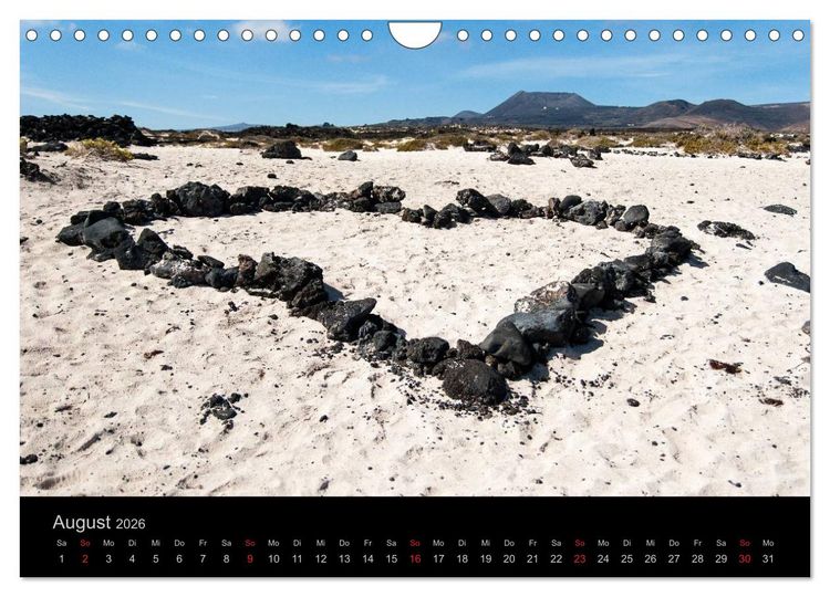 Produktbild: Unterwegs auf Lanzarote (Wandkalender 2026 DIN A4 quer), CALVENDO Monatskalender