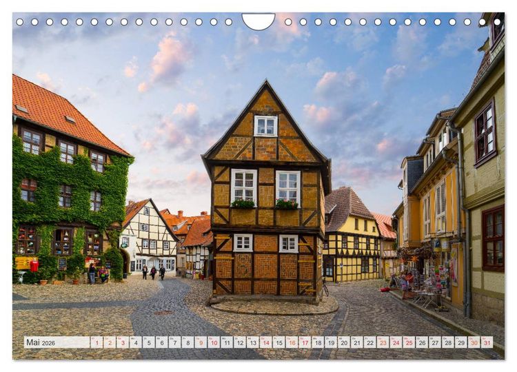 Produktbild: Quedlinburg Impressionen (Wandkalender 2026 DIN A4 quer), CALVENDO Monatskalender