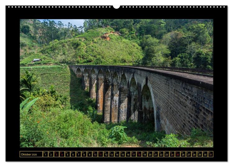 Produktbild: Sri Lanka - Landschaft und Kultur (Wandkalender 2026 DIN A2 quer), CALVENDO Monatskalender