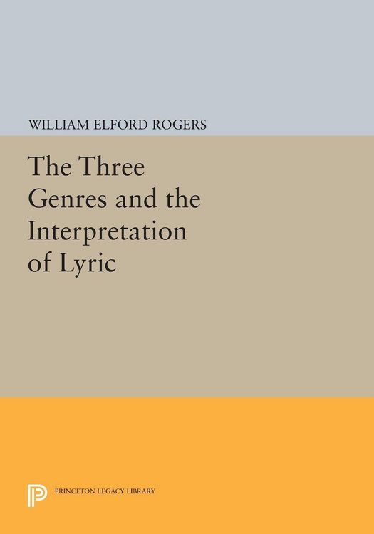 Produktbild: The Three Genres and the Interpretation of Lyric