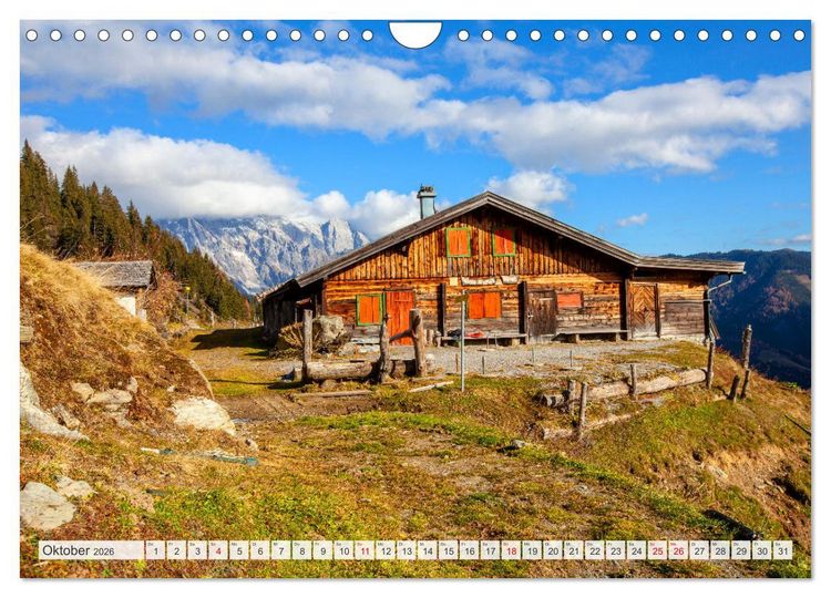 Produktbild: Sch&ouml;ne Gr&uuml;&szlig;e aus Dienten (Wandkalender 2026 DIN A4 quer), CALVENDO Monatskalender