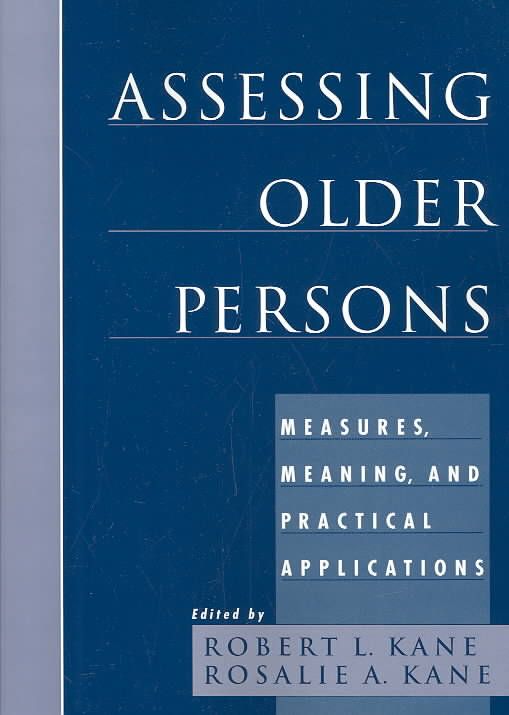 Produktbild: Assessing Older Persons: Measures, Meaning, and Practical Applications