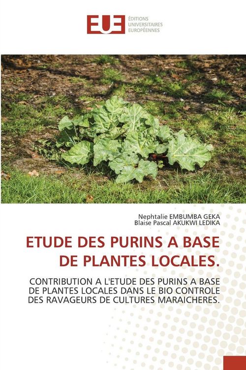 Produktbild: Etude des Purins a Base De Plantes Locales.