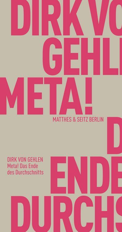 Produktbild: Meta! Das Ende des Durchschnitts