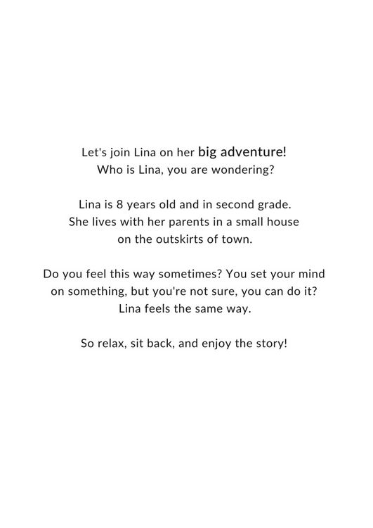 Produktbild: Lina's Big Adventure