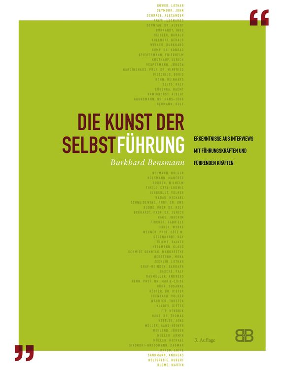 Produktbild: Die Kunst der Selbstf&uuml;hrung