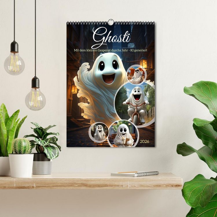 Produktbild: Ghosti (Wandkalender 2026 DIN A3 hoch), CALVENDO Monatskalender