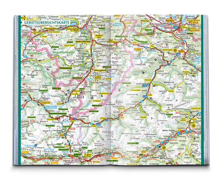 Produktbild: KOMPASS Wanderf&uuml;hrer Lechweg mit Lechschleifen, 16 Touren und Etappen