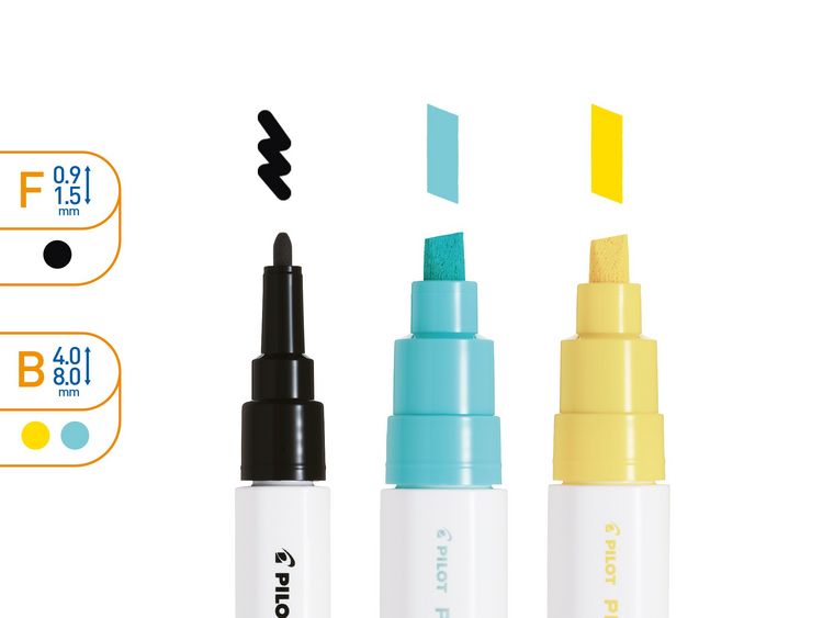 Produktbild: Pilot Kreativmarker PINTOR 3er DIY-Set + Kissenbezug