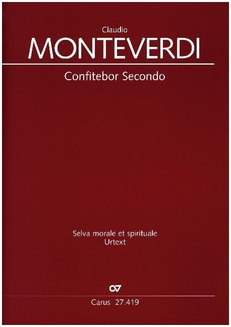 Produktbild: Confitebor, Partitur. Band 2