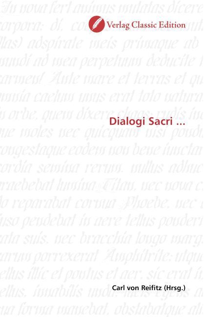 Produktbild: Dialogi Sacri ...