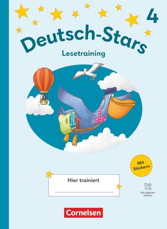 Bild vom Artikel Deutsch-Stars 4. Schuljahr - Lesetraining Ausgabe 2025 - Übungsheft vom Autor 