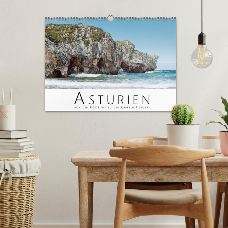 Produktbild: Asturien - Von der K&uuml;ste bis zu den Gipfeln Europas (Wandkalender 2026 DIN A3 quer), CALVENDO Monatskalender