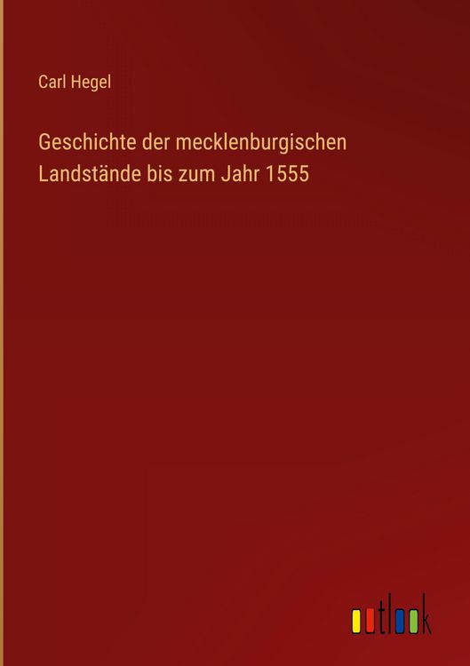 Produktbild: Geschichte der mecklenburgischen Landst&auml;nde bis zum Jahr 1555