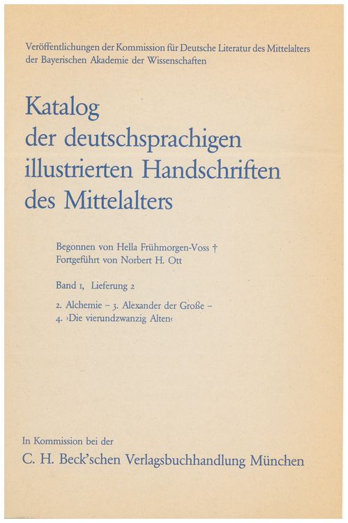 Produktbild: Alchemie. Alexander der Gro&szlig;e. 'Die vierundzwanzig Alten'