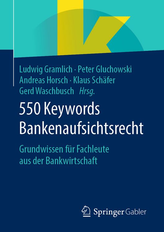 Produktbild: 550 Keywords Bankenaufsichtsrecht