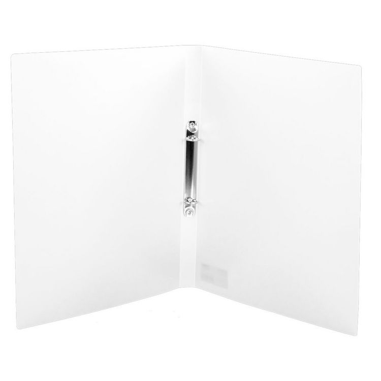 Produktbild: Idena Ringbuch aus Kunststoff 2 Ringe wei&szlig; DIN A4 R&uuml;ckenbreite 2cm