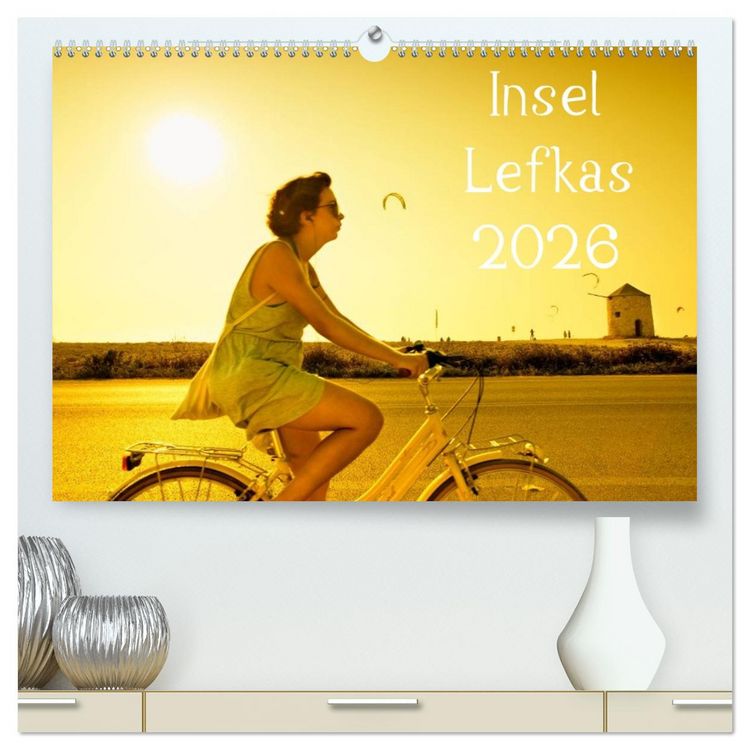 Produktbild: Insel Lefkas (hochwertiger Premium Wandkalender 2026 DIN A2 quer), Kunstdruck in Hochglanz