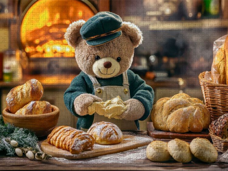 Produktbild: CALVENDO Puzzle In meiner B&auml;ckerei backe ich das Brot | 2000 Teile Lege-Gr&ouml;&szlig;e 90x67cm Foto-Puzzle f&uuml;r gl&uuml;ckliche Stunden