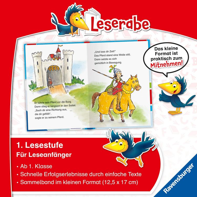 Produktbild: Leserabe Sonderausgaben - Fantastische Erstlesegeschichten von Rittern und Drachen
