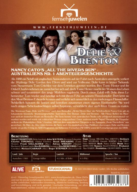 Produktbild: Delie & Brenton - Die komplette Staffel 1 [4 DVDs]