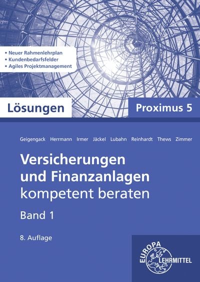 Produktbild: L&ouml;sungen zu 22147 Versicherungen und Finanzanlagen, Band 1, Proximus 5