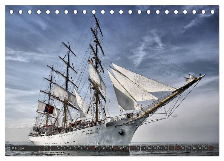 Produktbild: Segelimpressionen (Tischkalender 2026 DIN A5 quer), CALVENDO Monatskalender